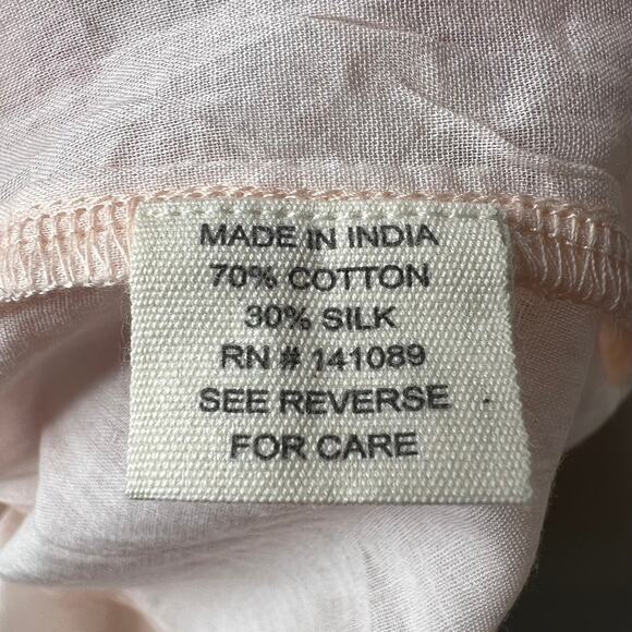 Lali Blush Pink Floral Butterfly Midi Dress Size Medium - Picture 6 of 8